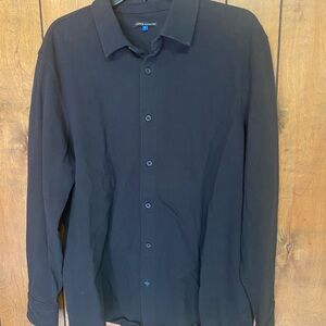 Vince Camuto Men's Black Button Down Shirt